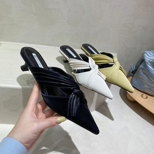 slippers elegant women pointed toe shallow slides sandals ladies summer shoes casual pumps size 35-39 flip flops, Black
slippers elegant women pointed toe shallow slides sandals ladies summer shoes casual pumps size 35-39 flip flops, Black