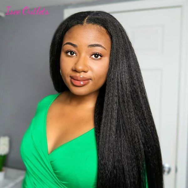 lace wigs kinky straight 13x6 hd transparent frontal for women human hair yaki 4x4 closure isee outlets, Black;brown
lace wigs kinky straight 13x6 hd transparent frontal for women human hair yaki 4x4 closure isee outlets, Black;brown