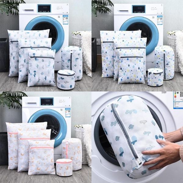 6pcs laundry bags double layers thickened washing bag travel storage organizer 94pf 
6pcs laundry bags double layers thickened washing bag travel storage organizer 94pf