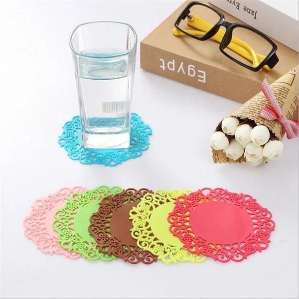 mats & pads 1pcs hollow silicone round anti-slip anti- tea custom thick waterproof pattern pad able cup
mats & pads 1pcs hollow silicone round anti-slip anti- tea custom thick waterproof pattern pad able cup