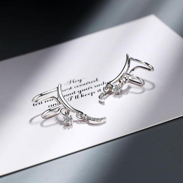 clip-on & screw back kofsac charm clip earring for women 925 sterling silver jewelry elegant zircon crescent moon lady engagement accessorie
clip-on & screw back kofsac charm clip earring for women 925 sterling silver jewelry elegant zircon crescent moon lady engagement accessorie