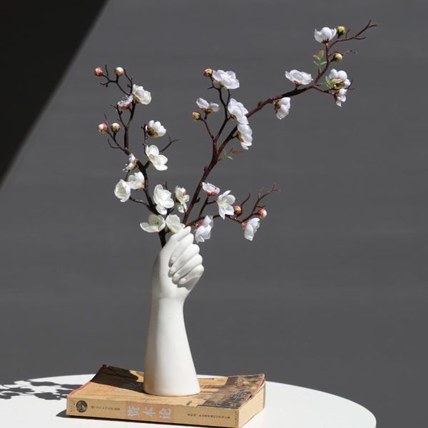 a hand vase nordic ceramic modern simple home office decor personality eternal life dried flower arrangement hydroponic ornament
a hand vase nordic ceramic modern simple home office decor personality eternal life dried flower arrangement hydroponic ornament