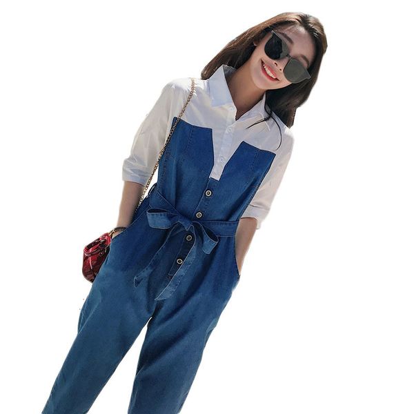 2021 new women denim jumpsuits half sleeve female one piece rompers slim single breasted with belt fake 2 pieces jeans overalls1 mj7s, Black;white
2021 new women denim jumpsuits half sleeve female one piece rompers slim single breasted with belt fake 2 pieces jeans overalls1 mj7s, Black;white