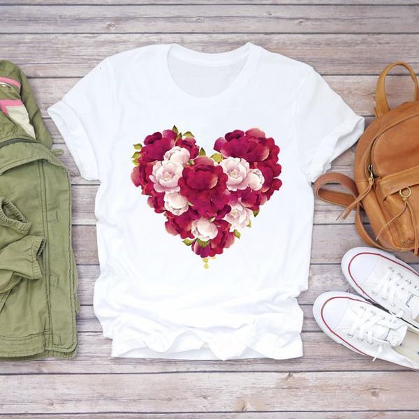womens t-shirts ladies 90s casual tumblr clothing lover cute flower floral women print ladies t graphic female tee t-shirt, White 
womens t-shirts ladies 90s casual tumblr clothing lover cute flower floral women print ladies t graphic female tee t-shirt, White