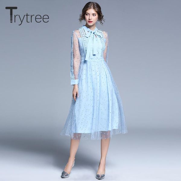 casual dresses trytree 2021 autumn women voile dress bow empire fashion lace patchwork mid-calf a-line elegant office lady blue, Black;gray
casual dresses trytree 2021 autumn women voile dress bow empire fashion lace patchwork mid-calf a-line elegant office lady blue, Black;gray