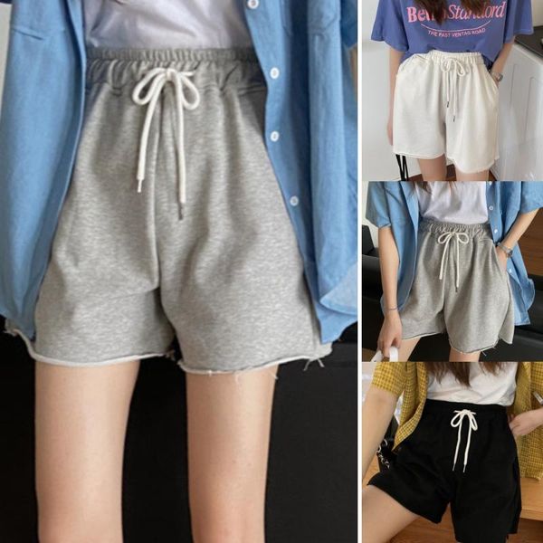 women's shorts summer hong kong style high-waist five-point large size loose casual thin straight ef, White;black
women's shorts summer hong kong style high-waist five-point large size loose casual thin straight ef, White;black