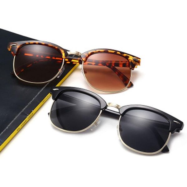 sunglasses mllse brand classic for women and men glasses half metal fashion, White;black
sunglasses mllse brand classic for women and men glasses half metal fashion, White;black