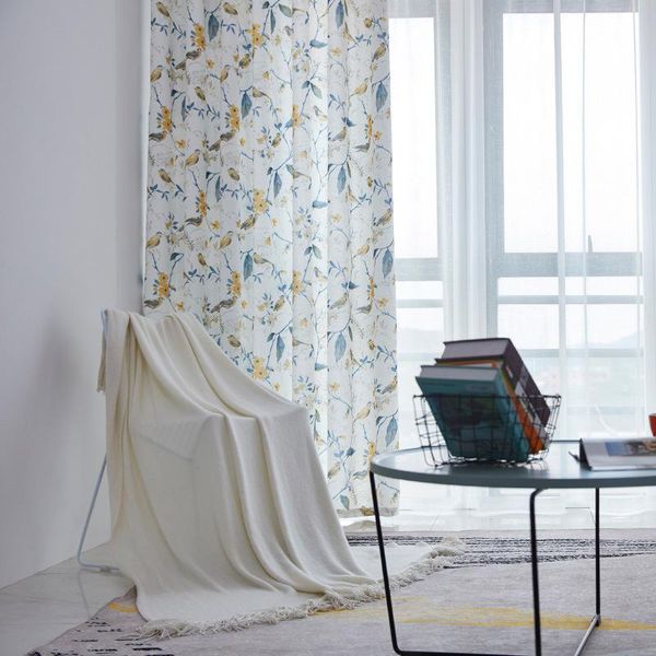 american rural style floral thickening fine line printing curtains for living dining room bedroom modern and simple
american rural style floral thickening fine line printing curtains for living dining room bedroom modern and simple