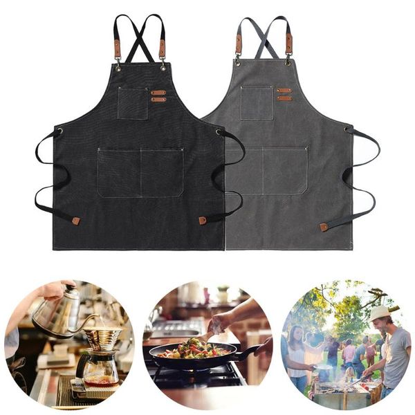 aprons men women cooking apron baking canvas working accessories chef multi pockets restaurant gardening for bbq home kitchen craft
aprons men women cooking apron baking canvas working accessories chef multi pockets restaurant gardening for bbq home kitchen craft