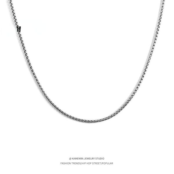 chains creative personality fashion wild retro titanium steel temperament necklace cuban couple hip hop trend punk street accessories, Silver
chains creative personality fashion wild retro titanium steel temperament necklace cuban couple hip hop trend punk street accessories, Silver