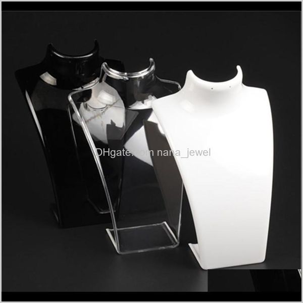 new fashion acrylic jewelry display 20*13.5*7.3cm pendant necklaces model stand holder white clear black color ufzml cspvn
new fashion acrylic jewelry display 20*13.5*7.3cm pendant necklaces model stand holder white clear black color ufzml cspvn