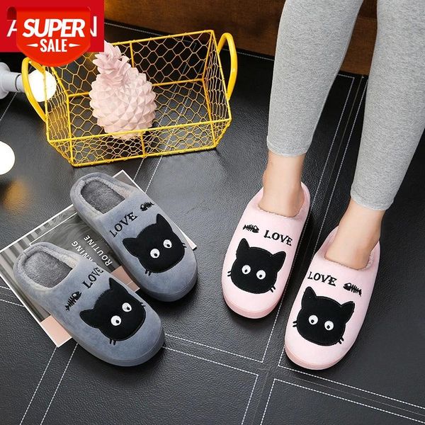 asifn winter house fur slippers women men warm cotton shoes cute cat cartoon indoor bedroom non-slip ladies home furry slides #vr9i, Black
asifn winter house fur slippers women men warm cotton shoes cute cat cartoon indoor bedroom non-slip ladies home furry slides #vr9i, Black