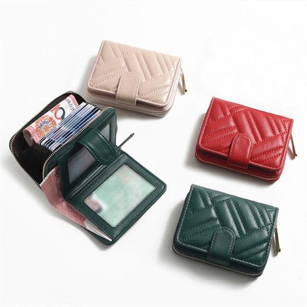 card holders wallet bag women's large capacity leather purse carteira masculina, Brown;gray
card holders wallet bag women's large capacity leather purse carteira masculina, Brown;gray