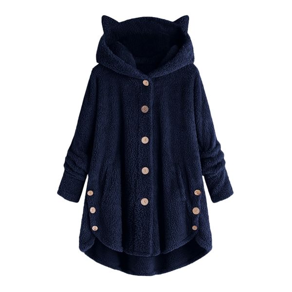 hooded button woman jacket button coat patchworl hooded pullover loose blouse plus size warm thick windbreaker outerwear 210830, Black
hooded button woman jacket button coat patchworl hooded pullover loose blouse plus size warm thick windbreaker outerwear 210830, Black