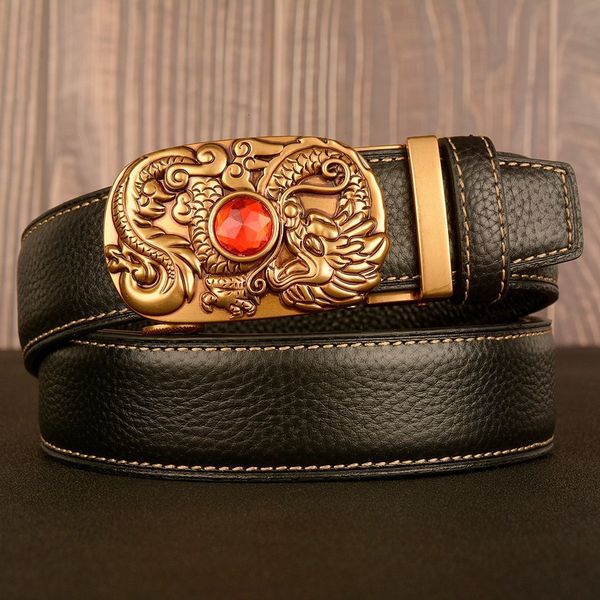 belts china dragon series automatic buckle men's belt layer cowhide fashion leisure pure leather personalized jeans, Black;brown
belts china dragon series automatic buckle men's belt layer cowhide fashion leisure pure leather personalized jeans, Black;brown