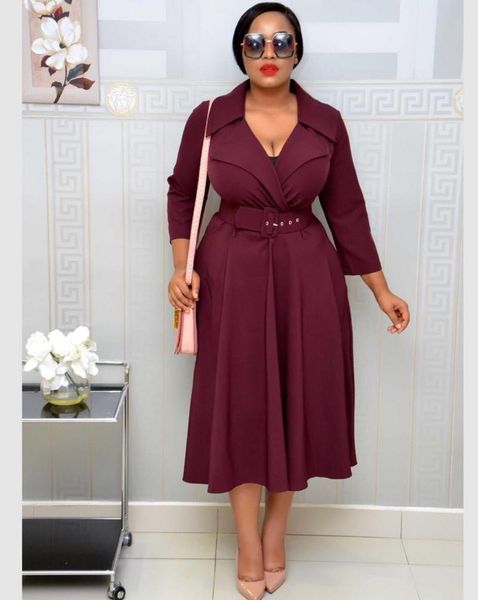 casual dresses donsignet fashion women's dress leisure lapel pullover solid color waist slimming loose big swing belt, Black;gray
casual dresses donsignet fashion women's dress leisure lapel pullover solid color waist slimming loose big swing belt, Black;gray