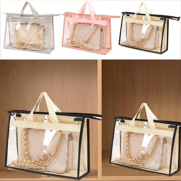 storage bags protable clear women purse handbag dust cover craft bag with zipper for water proof protector travel j2y
storage bags protable clear women purse handbag dust cover craft bag with zipper for water proof protector travel j2y