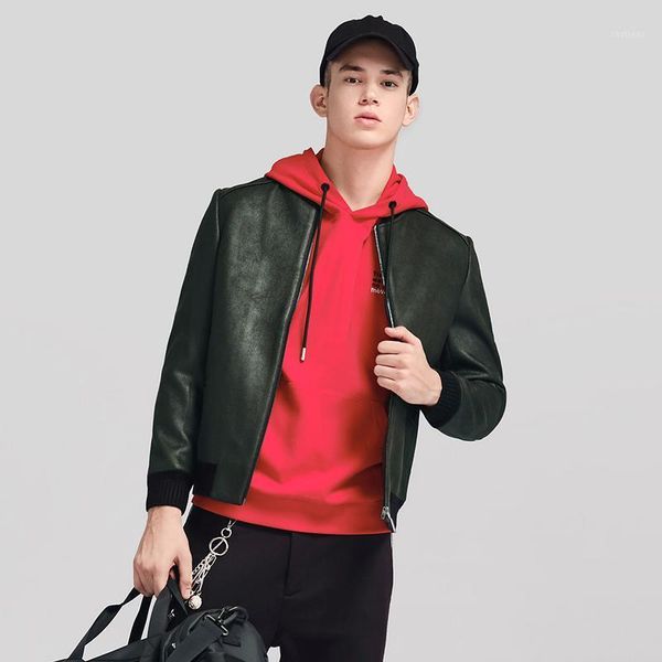 spring fashion men's leather jacket causal strand collar full sleeve printed coat u170790080 jackets, Black;brown
spring fashion men's leather jacket causal strand collar full sleeve printed coat u170790080 jackets, Black;brown