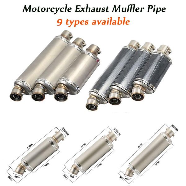 motorcycle exhaust system silp on for 310/370/440mm stainless steel muffler pipe removable db killer 51mm universal
motorcycle exhaust system silp on for 310/370/440mm stainless steel muffler pipe removable db killer 51mm universal