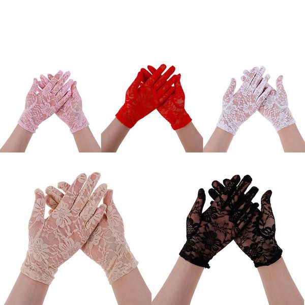 five fingers gloves 1pair female lace driving spring and summer women' thin sunscreen lady' short uv protection, Blue;gray
five fingers gloves 1pair female lace driving spring and summer women' thin sunscreen lady' short uv protection, Blue;gray