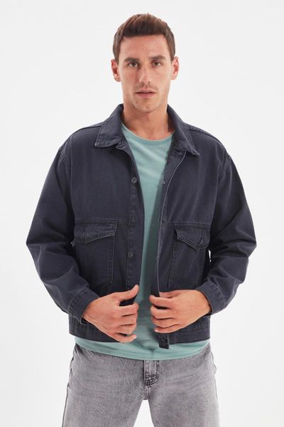 men's jackets trendyol men oversize pockets denim jacket tmnaw22ce0096, Black;brown
men's jackets trendyol men oversize pockets denim jacket tmnaw22ce0096, Black;brown