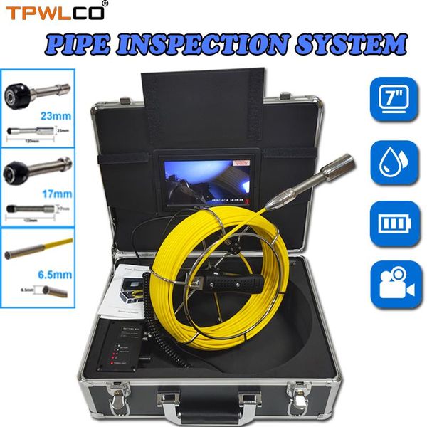 6.5mm/17mm/23mm sewer inspection video camera head 20m cable used for 7inch screen pipe camera inspection equipment system
6.5mm/17mm/23mm sewer inspection video camera head 20m cable used for 7inch screen pipe camera inspection equipment system