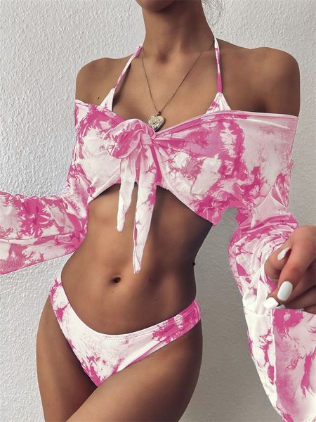 3 pieces women swimsuit long-sleeves bkini undergarments ladies split leopard swimwear in stock wholesale price, White
3 pieces women swimsuit long-sleeves bkini undergarments ladies split leopard swimwear in stock wholesale price, White