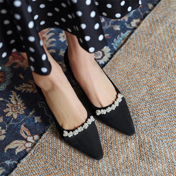 dress shoes pxelena mature pearls kitten high heels pumps women faux suede slip on party work office lady plus size 34-46 spring, Black
dress shoes pxelena mature pearls kitten high heels pumps women faux suede slip on party work office lady plus size 34-46 spring, Black