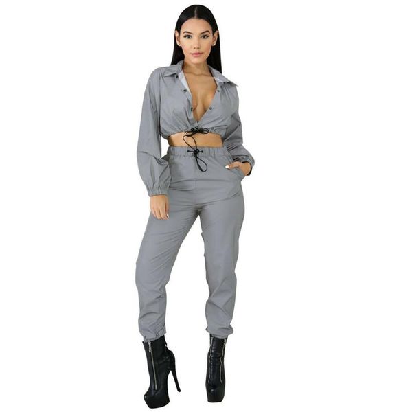 women's jumpsuits & rompers 2021 fashion women reflective zipper long sleeve jumpsuit high waist female club wear, Black;white
women's jumpsuits & rompers 2021 fashion women reflective zipper long sleeve jumpsuit high waist female club wear, Black;white