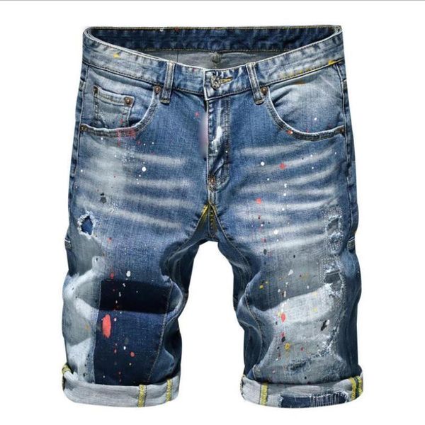 men's jeans men blue denim shorts holes fashion male streetwear stretch pants srtaight fit
men's jeans men blue denim shorts holes fashion male streetwear stretch pants srtaight fit