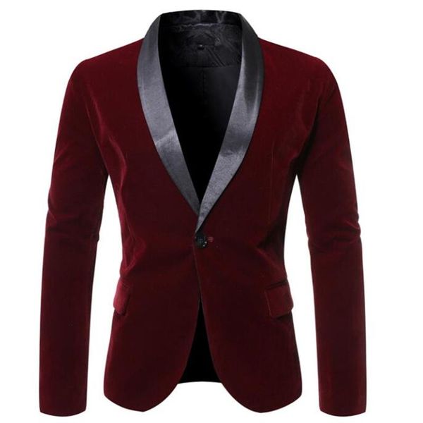 men's suits & blazers autumn winter korean suit mens velvet jacket plus size host show casual contrast stitching clothes traje de hombr, White;black
men's suits & blazers autumn winter korean suit mens velvet jacket plus size host show casual contrast stitching clothes traje de hombr, White;black