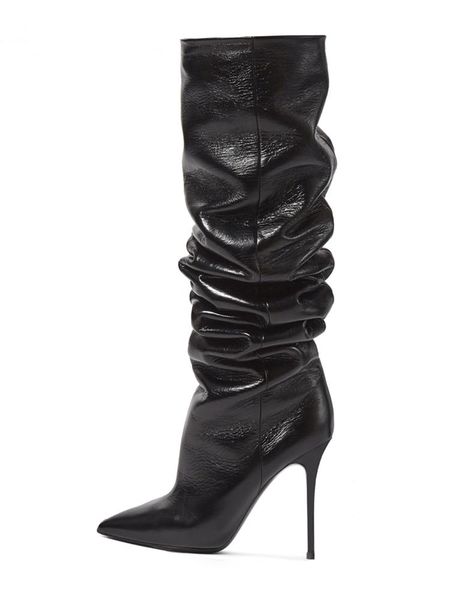 boots 2021 leather women slouch pointed toe brown blue knee high black ladies winter shoes wholesale slip on pleated
boots 2021 leather women slouch pointed toe brown blue knee high black ladies winter shoes wholesale slip on pleated