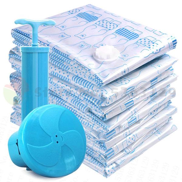 storage bags 11pcs/set thickened vacuum bag for cloth compressed with hand pump reusable blanket clothes quilt organizer
storage bags 11pcs/set thickened vacuum bag for cloth compressed with hand pump reusable blanket clothes quilt organizer