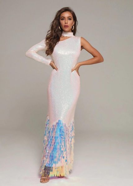 2021 new women single sleeve mesh sequins glitter maxi long lady designer fashion elegant evening party vestidos ssh6, Black;gray
2021 new women single sleeve mesh sequins glitter maxi long lady designer fashion elegant evening party vestidos ssh6, Black;gray