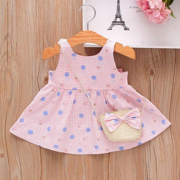 girl's dresses toddler baby girls sleeveless printed princess dress clothes+bowknot straw bag girl casual sundress for 6 months - 3 yea, Red;yellow
girl's dresses toddler baby girls sleeveless printed princess dress clothes+bowknot straw bag girl casual sundress for 6 months - 3 yea, Red;yellow