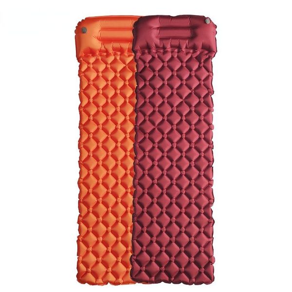 outdoor pads camping tpu with pillow diamond-shaped inflatable moisture-proof cushion single ultra-light beach mat burgundy
outdoor pads camping tpu with pillow diamond-shaped inflatable moisture-proof cushion single ultra-light beach mat burgundy