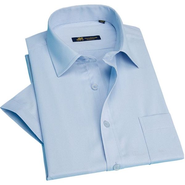 men's dress shirts summer short sleeve twill solid striped well fit classic business mens fromal male 16color s~5xl, White;black
men's dress shirts summer short sleeve twill solid striped well fit classic business mens fromal male 16color s~5xl, White;black