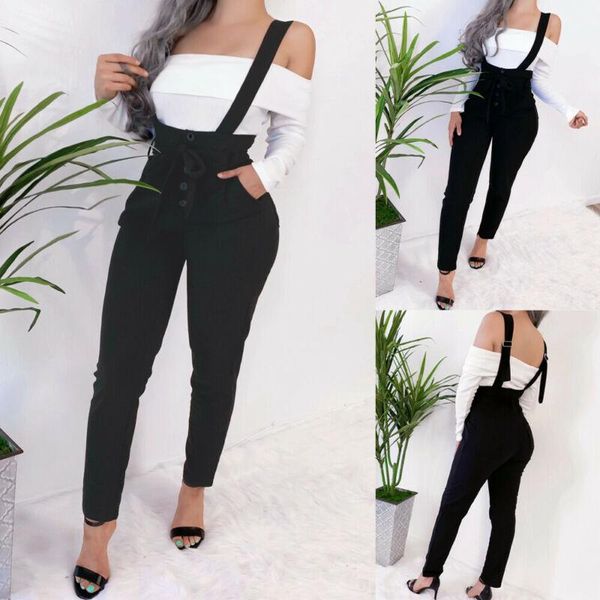 gym clothing fashion womens loose jumpsuits dungarees ladies cami overalls lace up holiday romper playsuit female girls autumn clothes, White;black
gym clothing fashion womens loose jumpsuits dungarees ladies cami overalls lace up holiday romper playsuit female girls autumn clothes, White;black