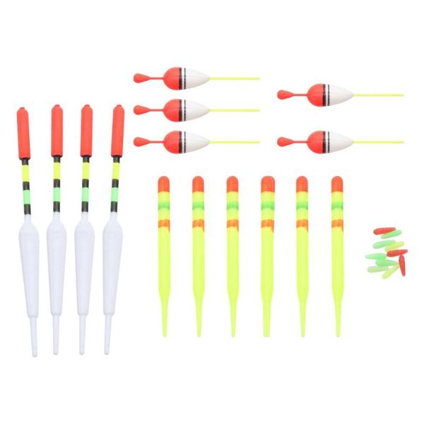 fishing accessories 15pcs/1set vertical buoy sea floats assorted size for most type of angling with attachment rubbers lures
fishing accessories 15pcs/1set vertical buoy sea floats assorted size for most type of angling with attachment rubbers lures