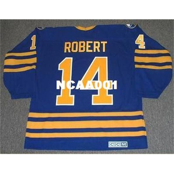 001s #14 rene robert buffalo sabres 1978 ccm vintage away hockey jersey or custom any name or number retro jersey, Black
001s #14 rene robert buffalo sabres 1978 ccm vintage away hockey jersey or custom any name or number retro jersey, Black