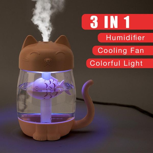 humidifiers 3 in 1 350ml usb cat air humidifier ultrasonic mist maker aroma diffuser mini with led light fan car
humidifiers 3 in 1 350ml usb cat air humidifier ultrasonic mist maker aroma diffuser mini with led light fan car