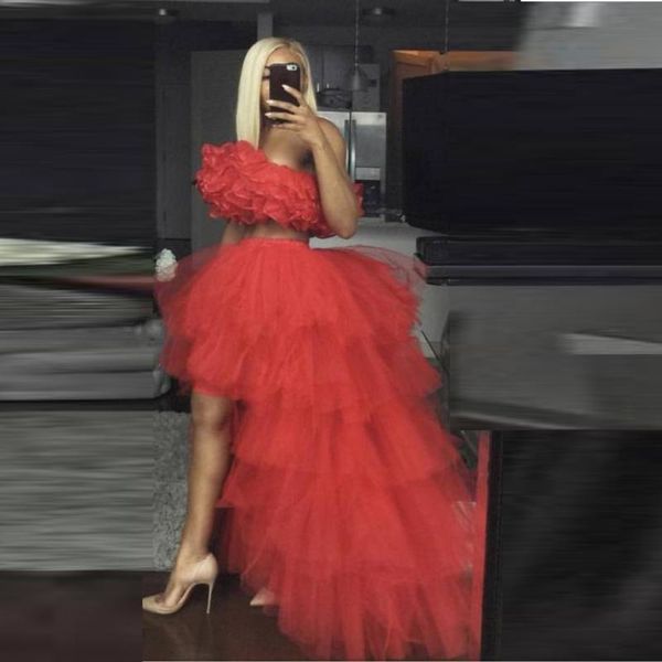 2 pieces chic red tulle ruffled set blouse puffy skirt vestido de festa custom off shoulder ruffles party dress long, Black;gray
2 pieces chic red tulle ruffled set blouse puffy skirt vestido de festa custom off shoulder ruffles party dress long, Black;gray