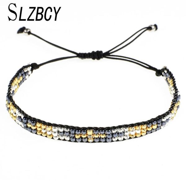 charm bracelets ethnic multilayer beads braided women men adjustable weave thread rope chain bracelet friendship jewelry gift, Golden;silver
charm bracelets ethnic multilayer beads braided women men adjustable weave thread rope chain bracelet friendship jewelry gift, Golden;silver