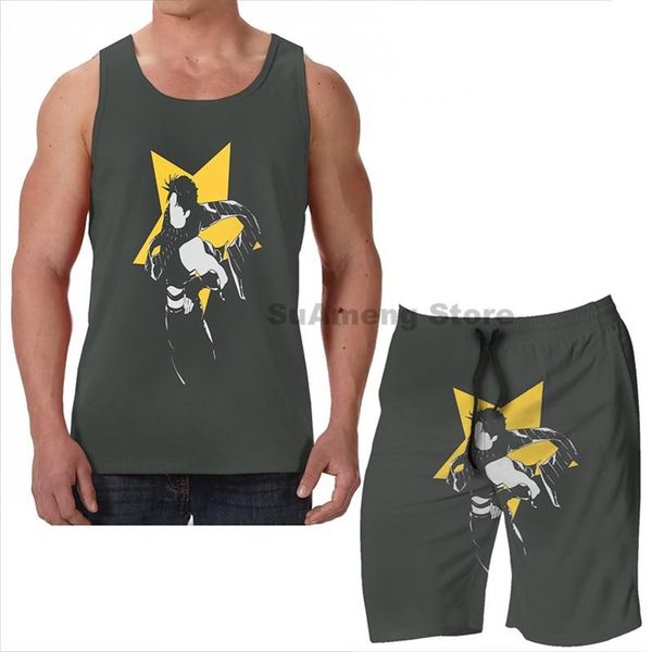 men's tracksuits summer funny print men tank women jojos bizarre adventures joseph joestar beach shorts sets fitness vest, Gray
men's tracksuits summer funny print men tank women jojos bizarre adventures joseph joestar beach shorts sets fitness vest, Gray