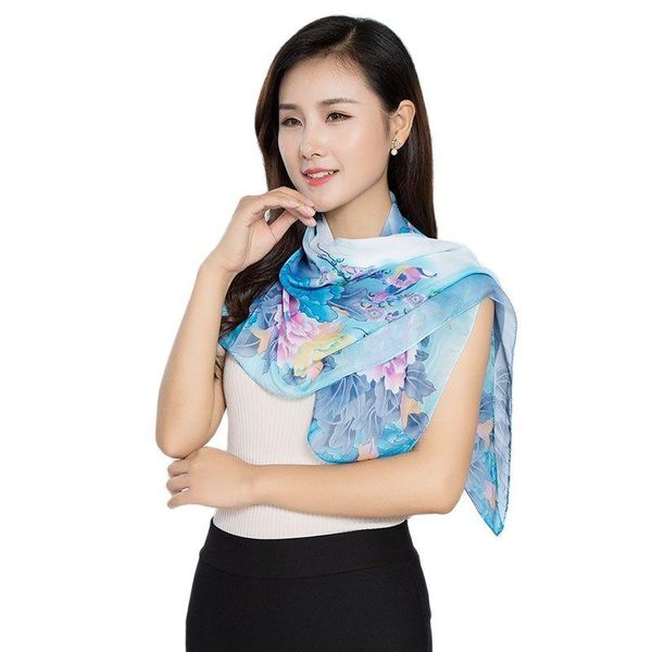 scarves oil painting pattern woman flower print big size square scarf polyester p9a99025, Blue;gray
scarves oil painting pattern woman flower print big size square scarf polyester p9a99025, Blue;gray