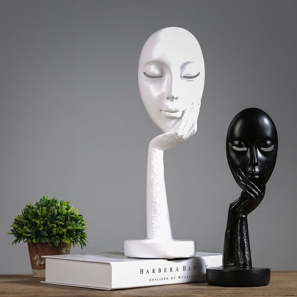 creative resin abstract women face statue home decoration accessories thinking lady sculpture office deskfigurine craft
creative resin abstract women face statue home decoration accessories thinking lady sculpture office deskfigurine craft