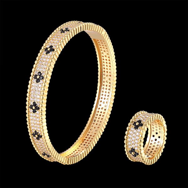 fateama beaded bangle and ring jewelry set 3a white zircon and color zircon bracelet female fashion accessories ift, Silver
fateama beaded bangle and ring jewelry set 3a white zircon and color zircon bracelet female fashion accessories ift, Silver