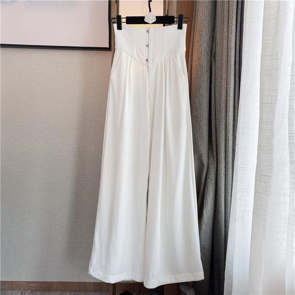 women's pants & capris long for women 2021 spring and summer temperament simple high waist slimming wide leg black white trousers
women's pants & capris long for women 2021 spring and summer temperament simple high waist slimming wide leg black white trousers