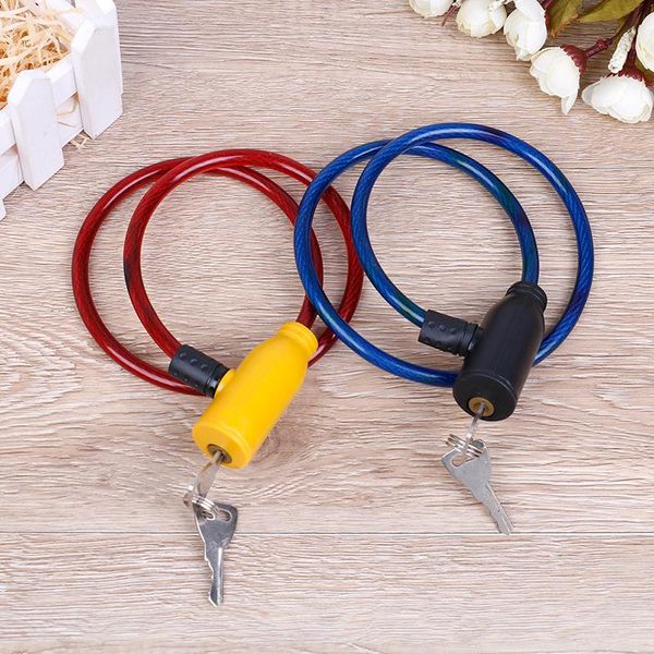 bike locks 1pc cycling cable anti-theft bicycle scooter safety lock with 2 keys steel wire durable to use fitness 8x640mm
bike locks 1pc cycling cable anti-theft bicycle scooter safety lock with 2 keys steel wire durable to use fitness 8x640mm