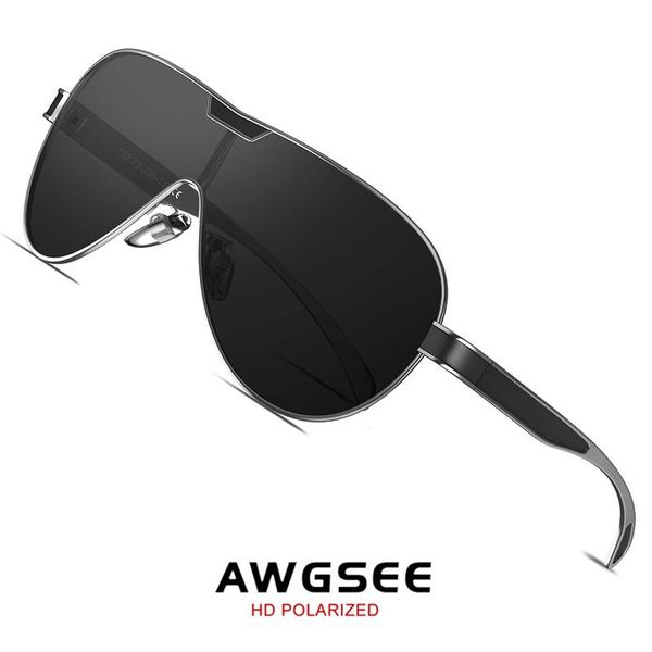 sunglasses awgsee big shield men women aluminum frame polarized lens windproof goggles driving eyewear retro shades uv400, White;black
sunglasses awgsee big shield men women aluminum frame polarized lens windproof goggles driving eyewear retro shades uv400, White;black